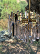Charger l'image dans la galerie, Lustre trièdre Venini en verre de Murano