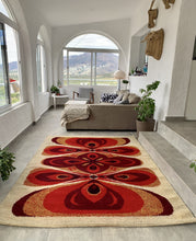 Charger l'image dans la galerie, Tapis vintage en laine