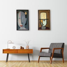 Load image into Gallery viewer, Cubist paintings "Mr. & Mrs."