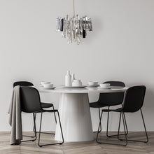 Charger l'image dans la galerie, Lustre trièdre Venini en verre de Murano