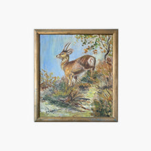 Load image into Gallery viewer, Antique painting "deer".