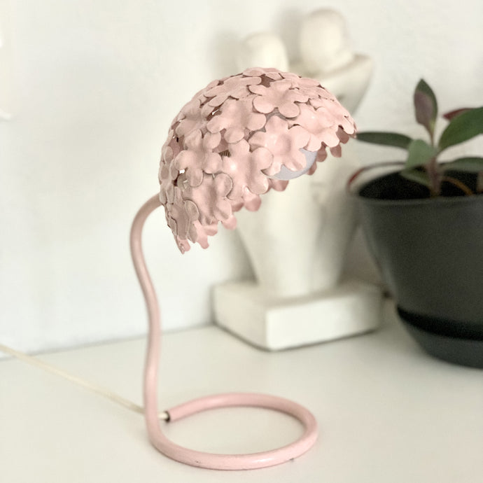 Vintage flower lamp attributed to Sergio Terzani