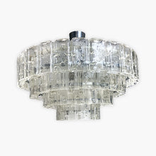 Load image into Gallery viewer, Large Doria Leuchten chandelier from the 1960s