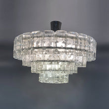 Load image into Gallery viewer, Large Doria Leuchten chandelier from the 1960s