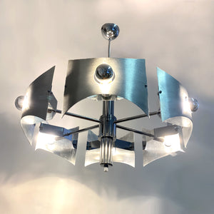 Large space-age chandelier from the 60s/70s