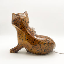 Load image into Gallery viewer, Vintage ceramic cat lamp from the 1960s - 1970s