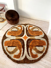Charger l&#39;image dans la galerie, Tapis vintage rond 200 cm