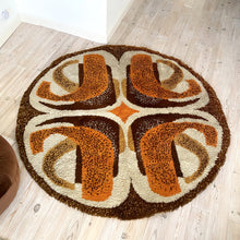 Charger l&#39;image dans la galerie, Tapis vintage rond 200 cm