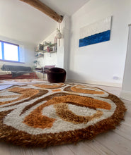 Charger l&#39;image dans la galerie, Tapis vintage rond 200 cm