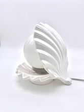 Load image into Gallery viewer, Vintage white ceramic shell lamp