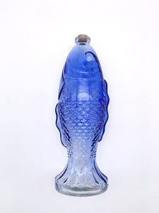 Botella/jarra de pescado zoomorfa grande
