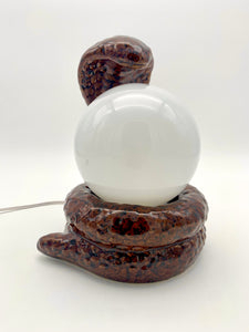 Ceramic cobra lamp, 1970