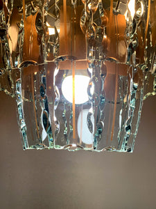 Zero Quattro chandelier for Fontana Arte in Murano glass, 1970