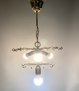 Zero Quattro chandelier for Fontana Arte in Murano glass, 1970