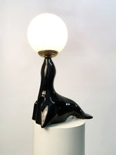 Charger l&#39;image dans la galerie, Lampe otarie vintage en céramique