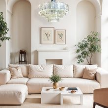 Load image into Gallery viewer, Large Doria Leuchten chandelier from the 1960s