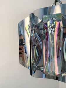 Lampara "era espacial" o "Space age" Paolo Venini en cristal de Murano 1960