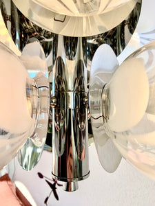 Mazzega chandelier in Murano glass 1970