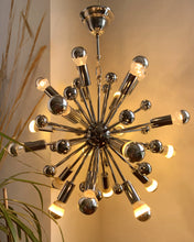 Load image into Gallery viewer, Sputnik chandelier 20 lights years 70/80