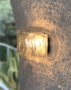 Pareja de apliques de cristal de Murano atribuidos a Carlo Nason