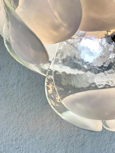 Araña de pétalos de cristal de Murano de Carlo Nason para Mazzega