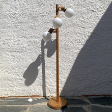 Load image into Gallery viewer, Wooden floor lamp from the 70&#39;s