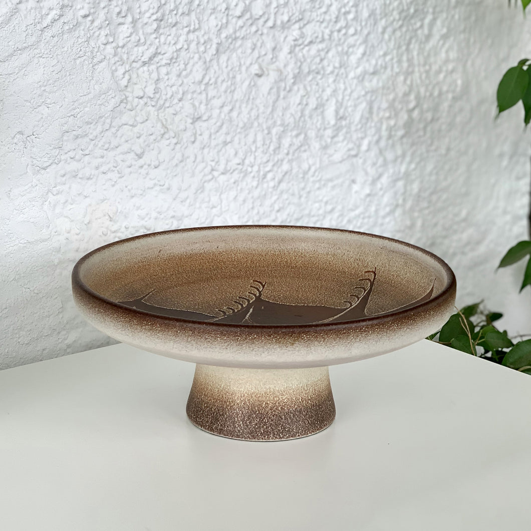 Handmade ceramic fruit bowl 