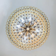 Load image into Gallery viewer, Chandelier in brass tubes from the 60&#39;s