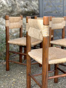 Série de 4 chaises modèle "Dordogne" éditées par Sentou