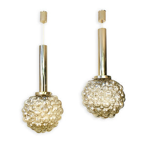2 Large Helena Tynell pendant lights from the 1960s