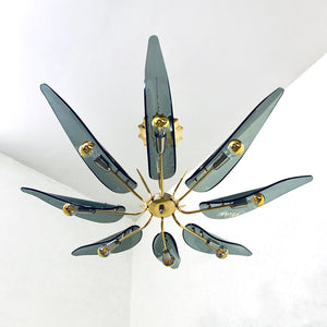 Lustre « dahlia » de Max Ingrand pour Fontana Arte