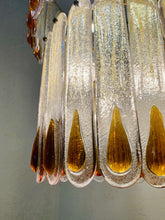 Cargar imagen en el visor de la galería, Lampara Mazzega en cristal de Murano