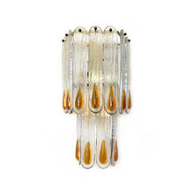 Load image into Gallery viewer, Mazzega wall lamp in Murano glass