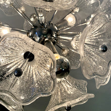 Load image into Gallery viewer, Sputnik chandelier with flowers by Venini for VeArt, 1960