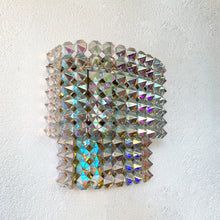 Load image into Gallery viewer, Pair of iridescent crystal sconces by Kinkeldey