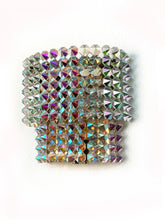 Load image into Gallery viewer, Pair of iridescent crystal sconces by Kinkeldey