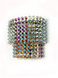 Paire d'appliques en cristal irisés par Kinkeldey