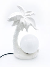 Charger l&#39;image dans la galerie, Lampe palmier vintage blanche