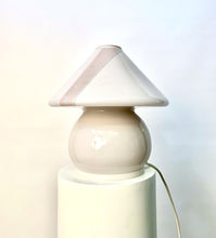 Load image into Gallery viewer, Glass &quot;mushroom&quot; lamp from the 70s/80s