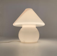 Load image into Gallery viewer, Glass &quot;mushroom&quot; lamp from the 70s/80s