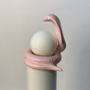 Lámpara cobra rosa vintage