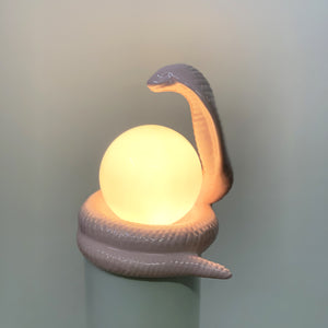 Vintage pink cobra lamp