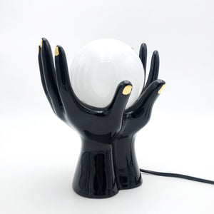 Vintage black hand lamp