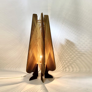 Scandinavian table lamp XXL or floor lamp of the 1960s