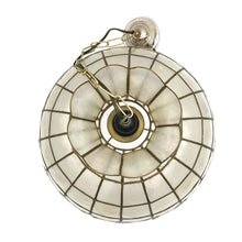 Load image into Gallery viewer, Mother of pearl &amp; brass pendant light