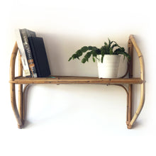 Load image into Gallery viewer, Rattan &amp; Bamboo Shelf