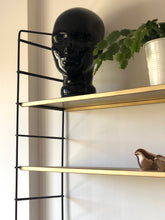 Load image into Gallery viewer, Set of shelves Vintage String in gold metal