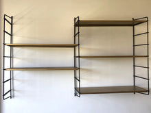 Load image into Gallery viewer, Set of shelves Vintage String in gold metal