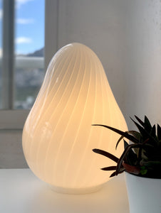 Vetri Murano lamp with turned stripes