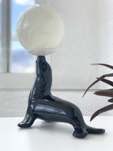 Load image into Gallery viewer, Vintage seal / sea lion lamp from the 60s and 70s